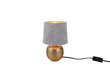 Galda lampa Sophia, E14, pelēka cena un informācija | Galda lampas | 220.lv