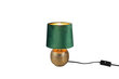 Galda lampa Sophia, E14, zaļa cena un informācija | Galda lampas | 220.lv