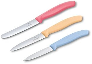 Набор ножей для очистки Victorinox, 3 шт., цветной цена и информация | Ножи и аксессуары для них | 220.lv