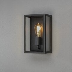 Konstsmide sienas lampa Carpi, melna, vidējs izmērs, E27 цена и информация | Уличное освещение | 220.lv