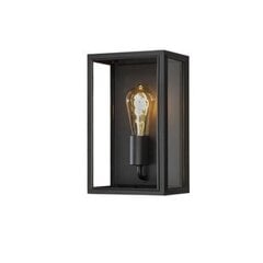 Konstsmide sienas lampa Carpi, melna, vidējs izmērs, E27 цена и информация | Уличное освещение | 220.lv