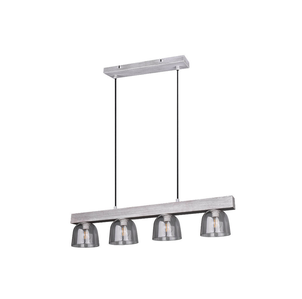 Piekaramā lampa Karina 4XE14, 75 cm, dūmakaini pelēka 920019482 cena un informācija | Piekaramās lampas | 220.lv