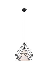 Piekaramā lampa Babette 1XE27, 38 cm, matēti melna/balta 920019485 cena un informācija | Piekaramās lampas | 220.lv