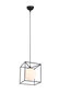 Piekaramā lampa Gabbia 1XE27, 38 cm, matēti melna/balta 920019484 cena un informācija | Piekaramās lampas | 220.lv