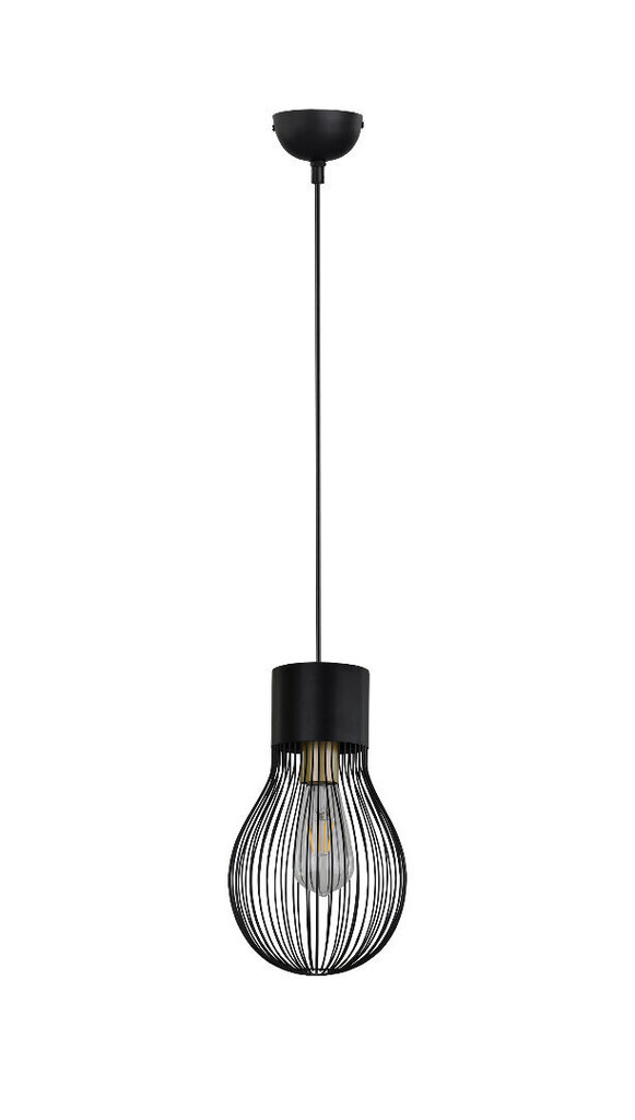 Piekaramā lampa Dave 1XE27, 19 cm, matēti melna/zeltaina 920019486 cena un informācija | Lustras | 220.lv