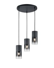 Piekaramā lampa Robin, 3xE27, 35 cm, matēti melna/dūmakaina toņa 920019496 cena un informācija | Lustras | 220.lv