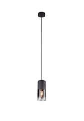 Piekaramā lampa Robin, 1xE27, 11 cm, matēti melna/dūmakaina toņa 920019494 cena un informācija | Piekaramās lampas | 220.lv