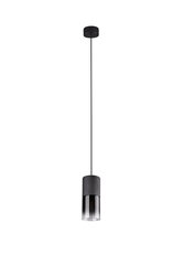 Piekaramā lampa Robin, 1xE27, 11 cm, matēti melna/dūmakaina toņa 920019494 cena un informācija | Piekaramās lampas | 220.lv