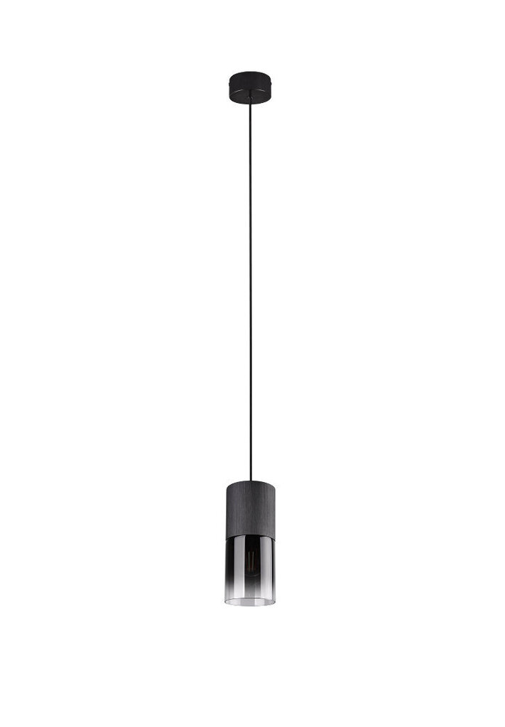 Piekaramā lampa Robin, 1xE27, 11 cm, matēti melna/dūmakaina toņa 920019494 cena un informācija | Piekaramās lampas | 220.lv