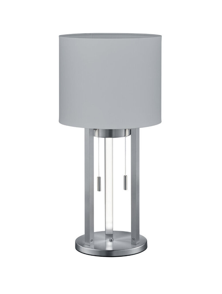 Tandori LED+E27 galda lampa, 53 cm, balta/niķeļa matēta, 40 W/3 x 1,8 W/150 lm цена и информация | Galda lampas | 220.lv
