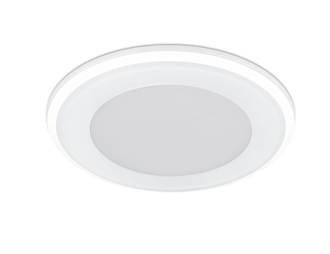 Iebūvējamā LED lampa Aura, 14,5 cm, matēti balta, ar 12,5 W, 950 lm spuldzēm цена и информация | Griestu lampas | 220.lv