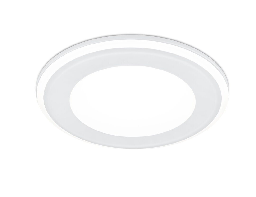 Iebūvējamā LED lampa Aura, 14,5 cm, matēti balta, ar 12,5 W, 950 lm spuldzēm цена и информация | Griestu lampas | 220.lv