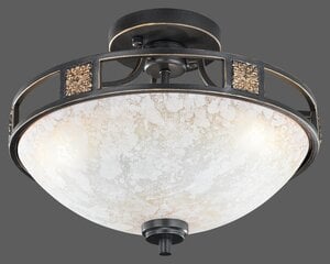 Griestu plafons Quinta 3xE27, 42 cm, antīkas apdares 920018168 cena un informācija | Griestu lampas | 220.lv