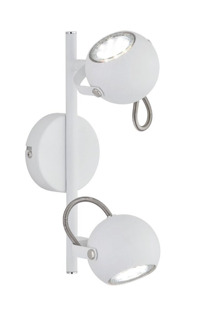 2-daļīga spotlampa Bastia 2xGU10, matēti balta cena un informācija | Piekaramās lampas | 220.lv