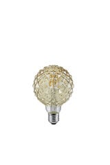 Gaismas avots Globe Cristal LED Filament 904 E27, 4 W/320 lm/2700 K, tumšas apdares cena un informācija | Spuldzes | 220.lv