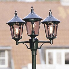 Светильник-столб (уличный светильник) Konstsmide Virgo Triple, зеленый цена и информация | Уличное освещение | 220.lv