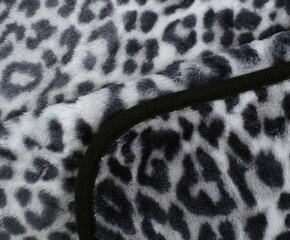 Tekstila sega/sega Cashmere sniega leopards, pelēks, 150 x 200 cm цена и информация | Покрывала, пледы | 220.lv