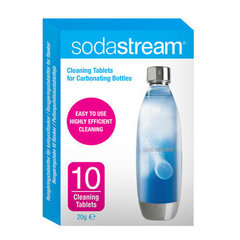 Tīrīšanas tabletes dzērienu pudelēm SodaStream, 10 gab. cena un informācija | Tīrīšanas līdzekļi | 220.lv