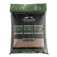 Древесные пеллеты TRAEGER Мескит (Mesquite), 9 кг цена и информация | Коптильни, аксессуары | 220.lv