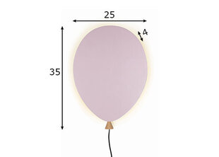Настенный светильник Balloon цена и информация | Детские светильники | 220.lv