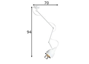 Sienas lampa Arrow, balta, 60 W cena un informācija | Sienas lampas | 220.lv