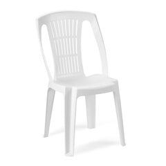 Plastmasas krēsls Stella, balts цена и информация | Садовые стулья, кресла, пуфы | 220.lv