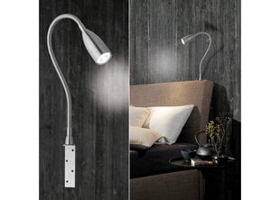 Sienas lampa Sten LED, matēta niķeļa apdares, 5 W/420 lm cena un informācija | Sienas lampas | 220.lv