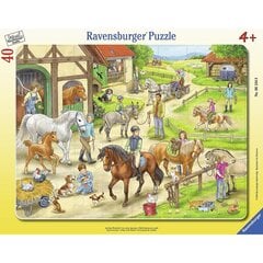 Ravensburger liela plākšņu puzle 40 gab. “Jātnieku bāze” cena un informācija | Puzles, 3D puzles | 220.lv