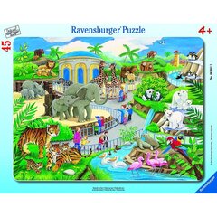 Пазл Ravensburger большой 39 деталей Зоопарк цена и информация | Пазлы | 220.lv