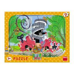 Dino puzle ar lieliem gabaliem Kurmis, 12 gab. cena un informācija | Dino Rotaļlietas, bērnu preces | 220.lv