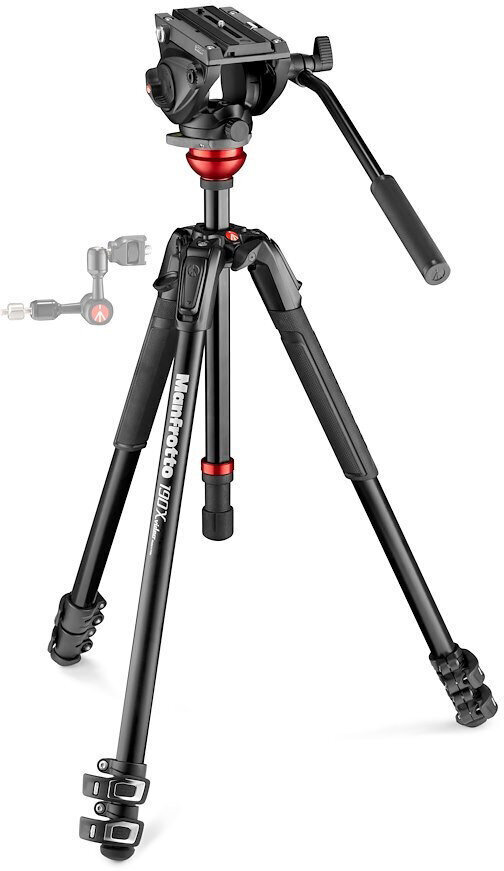 Manfrotto statīva komplekts MVK500190XV Alu Video Kit цена и информация | Fotokameru statīvi | 220.lv