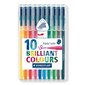 Flomāsteri 10 V Triplus Colour, plastmasas penālis STAEDTLER/10 цена и информация | Modelēšanas un zīmēšanas piederumi | 220.lv