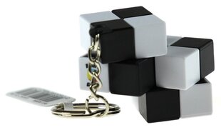 Attīstošā rotaļlieta Mini kubiks Double 2x2x2, melns/balts, atslēgu piekariņš, Riviera Games cena un informācija | Atslēgu piekariņi | 220.lv