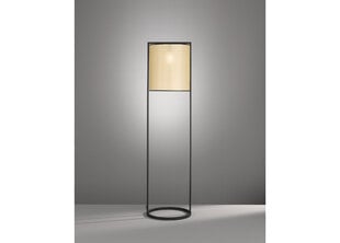 Stāvlampa Tyler, rotanga krāsas/melna, 60 W цена и информация | Торшеры | 220.lv