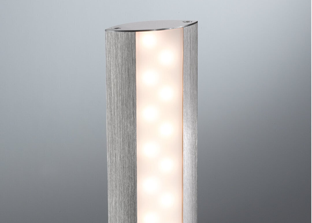 Stāvlampa Beat TW LED, alumīnija un niķeļa toņa, 41 W/4500 lm cena un informācija | Stāvlampas | 220.lv