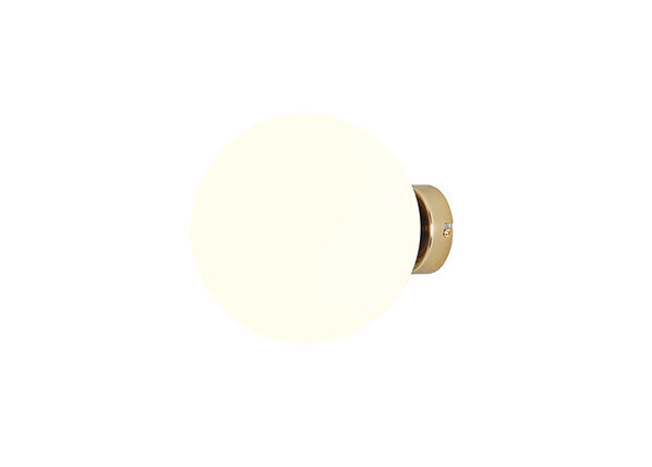 Sienas lampa Ball, zeltaina, 60 W cena un informācija | Sienas lampas | 220.lv