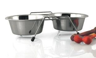 Комплект посуды для кормления любимца 2xD13 см, ТМ Duvo+ цена и информация | Миски, ящики для корма | 220.lv