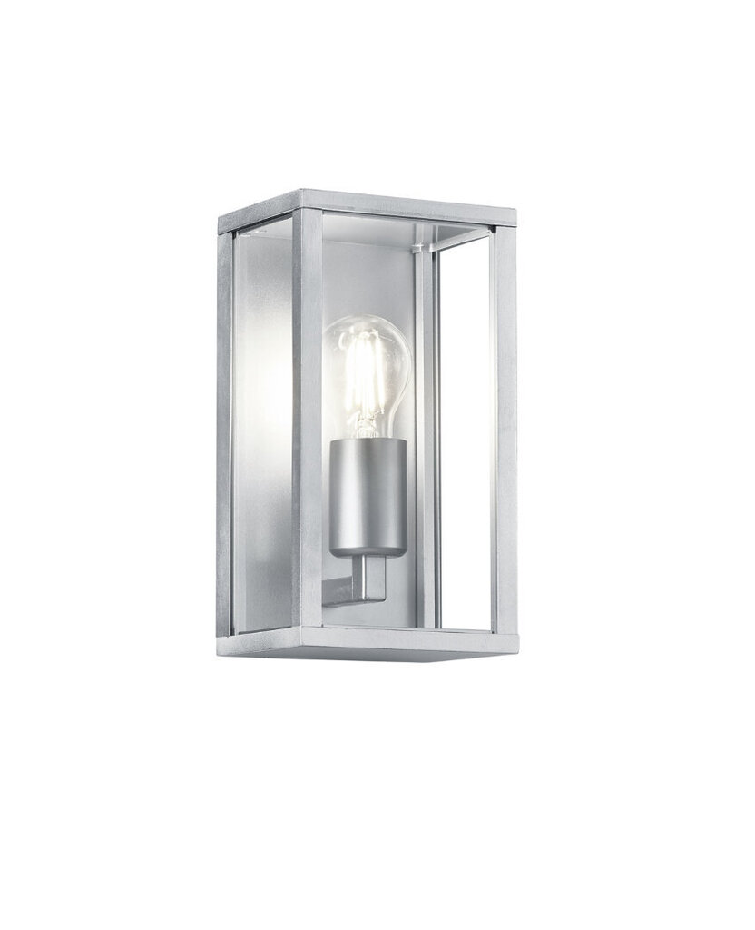 Garonne āra sienas lampa, E27, 26,5 cm, cinka apdares/caurspīdīga, IP44 cena un informācija | Sienas lampas | 220.lv