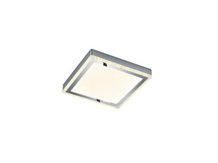 LED griestu plafons Slide, 25 x 25, satur 12 W, 1200 lm RGBW spuldzes, hroma/kristāla efekta цена и информация | Потолочные светильники | 220.lv