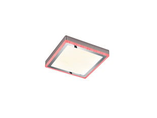 LED griestu plafons Slide, 25 x 25, satur 12 W, 1200 lm RGBW spuldzes, hroma/kristāla efekta цена и информация | Потолочные светильники | 220.lv