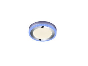 LED griestu plafons Slide 25, ar 10 W, 1000 lm RGBW lampu, hromēts/ar kristāla efektu cena un informācija | Griestu lampas | 220.lv