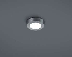 LED plafons Cento, 12 cm, birstēta tērauda цена и информация | Потолочные светильники | 220.lv