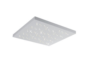 LED plafons Titus, 75 x 75 cm, hromēts cena un informācija | Griestu lampas | 220.lv