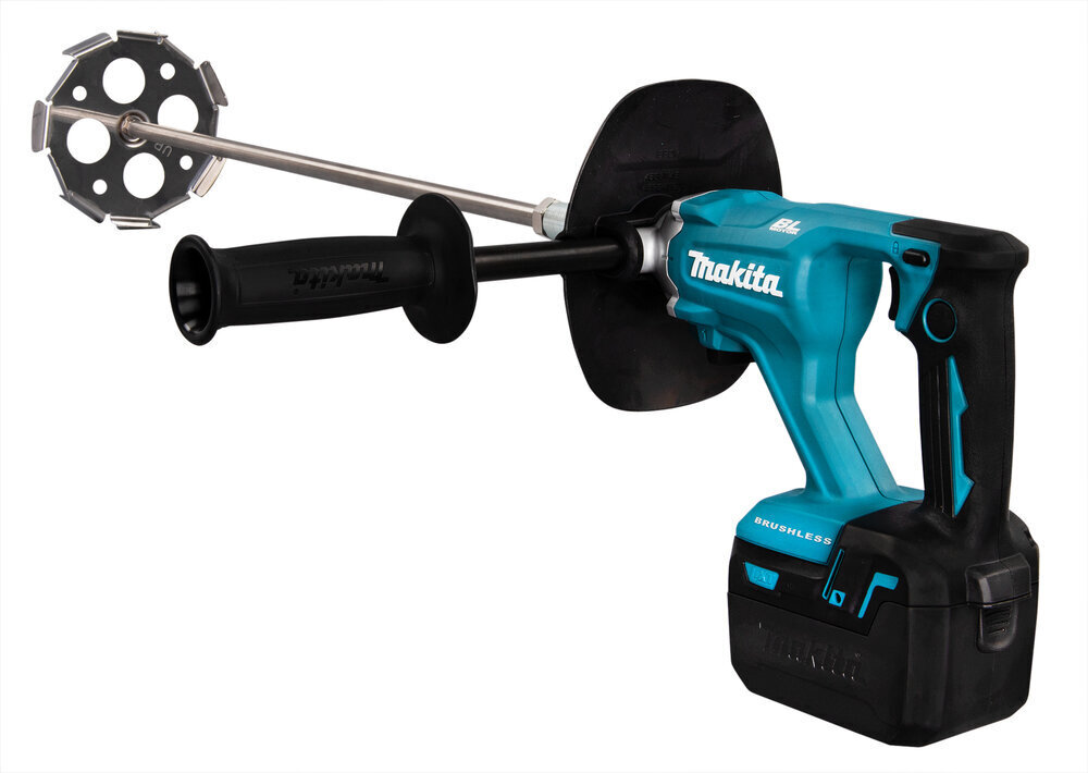 Mikseris Makita LXT DUT130Z, 18V; M12/M14; 0-350/3000 r/min; 2,5kg, bez akumulatora un lādētāja cena un informācija | Betona maisītāji | 220.lv