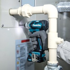 Шуруповерт ударный Makita TD111DSMJ; 10,8 В; 2x4,0 Aч  цена и информация | Шуруповерты, дрели | 220.lv