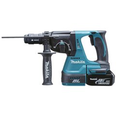 Перфоратор Makita 18В Li-ion DHR243RTJ цена и информация | Перфораторы | 220.lv