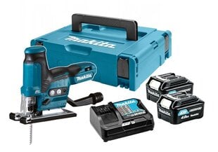 Аккумуляторный лобзик Makita, 12В MAX, 2x 4.0 Ач, мотор BL JV102DSMJ цена и информация | Пилы, циркулярные станки | 220.lv