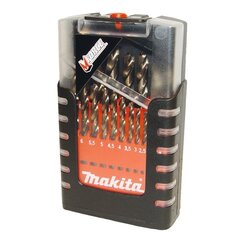 Набор свёрел Makita M-Force (1-10 мм) HSS-G, D-29876, 19 шт цена и информация | Механические инструменты | 220.lv