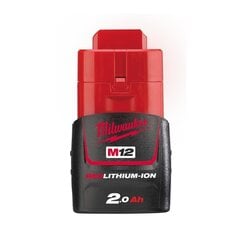 Аккумулятор Milwaukee M12 2Ач цена и информация | Шуруповерты, дрели | 220.lv