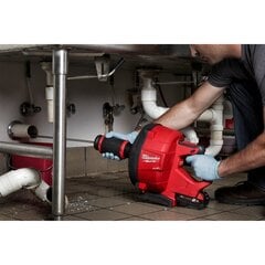 Аккумуляторная прочистная машина для труб Milwaukee M18 FUEL FDCPF10-201C цена и информация | Механические инструменты | 220.lv